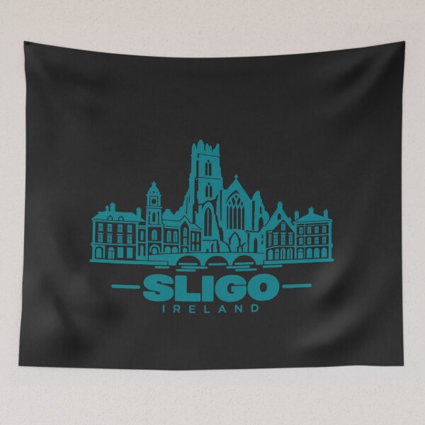 Item preview, Sligo Ireland Line Art Coastline Poster designed and sold by CMYKStudio.