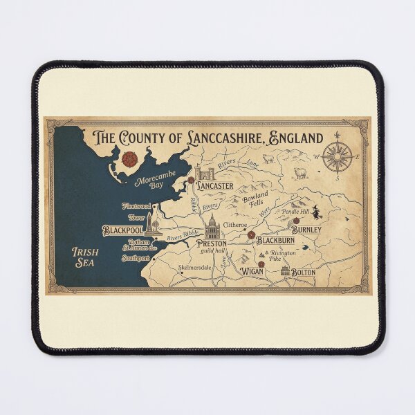 Item preview, The County of Lancashire England designed and sold by Doodle-Storm.