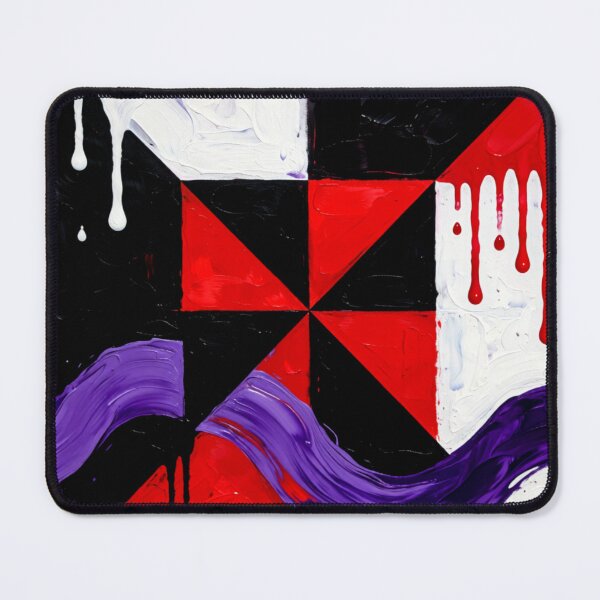 Item preview, blood and velvet colorful geometric abstract design designed and sold by SmashingDeals.
