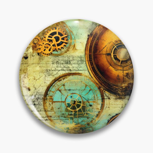 Item preview, Steampunk Grunge Gears And Cogs Pattern Industrial Art  designed and sold by DEC02.