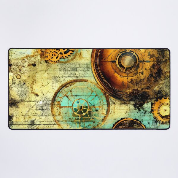 Item preview, Steampunk Grunge Gears And Cogs Pattern Industrial Art designed and sold by DEC02.