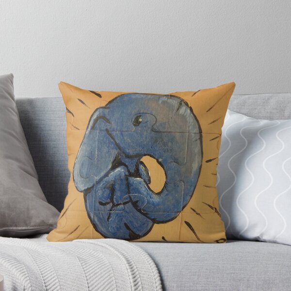 Item preview, Whimsical Puzzled Baby Elephant designed and sold by sarunamii.