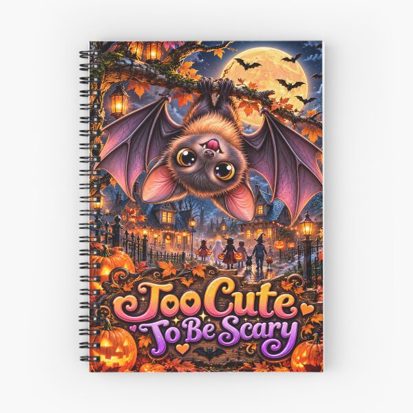 Item preview, Too Cute To Be Scary Bat designed and sold by Naynners Designs.