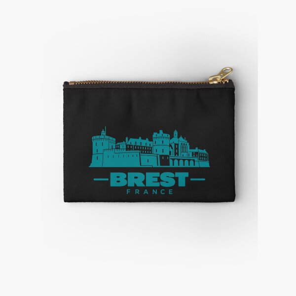 Artikelvorschau, Brest, Bretagne, Frankreich – Küstenlinien-Poster (Linienzeichnung) entworfen und verkauft von CMYKStudio.