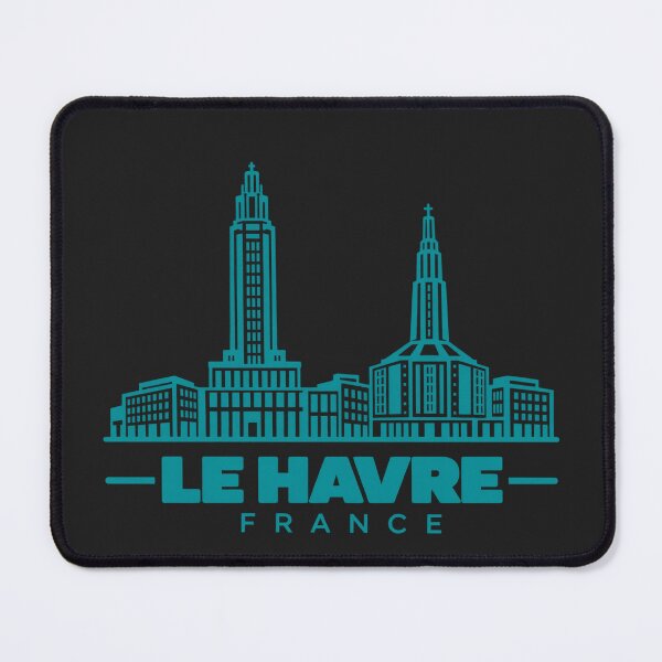 Item preview, Le Havre Normandy France Line Art Coastline Poster designed and sold by CMYKStudio.