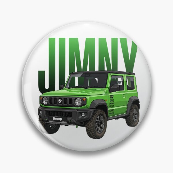 Item preview, Suzuki Jimny JB74 Todoterreno 4x4 Ilustración Mini SUV Verde Cinético designed and sold by Motorline44.