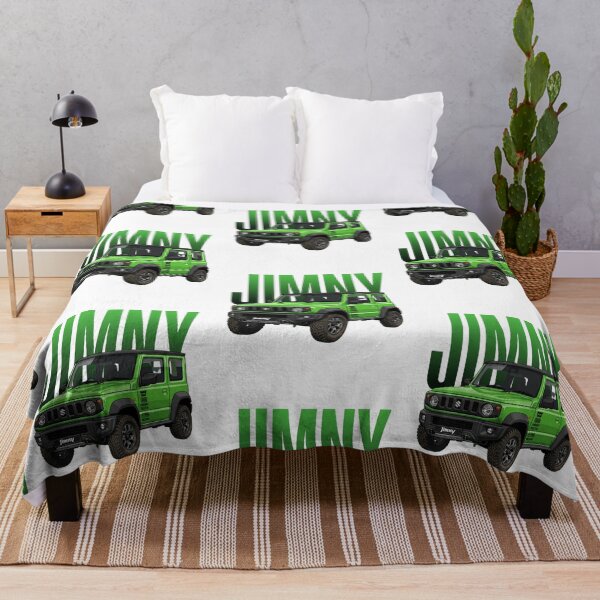Aperçu de l'œuvre Suzuki Jimny JB74 4x4 tout-terrain vert cinétique Mini SUV Art créée et vendue par Motorline44.