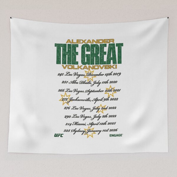 Item preview, Alexander Volkanovski "The Great" UFC Tour designed and sold by JeyVel.