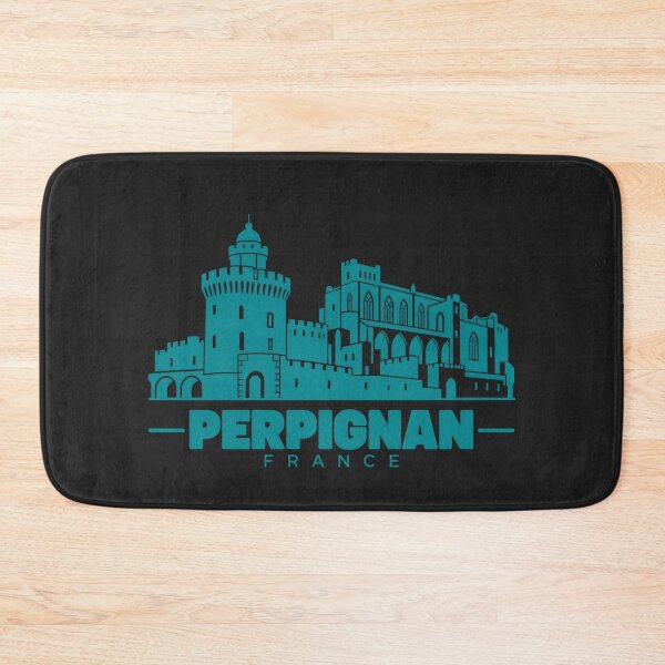 Item preview, Perpignan Occitanie France Line Art Landmark Poster designed and sold by CMYKStudio.