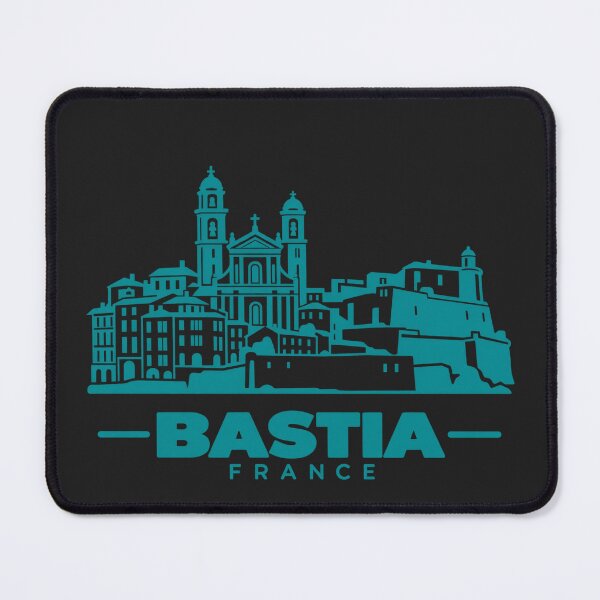 Item preview, Bastia Corsica France Line Art Coastline Poster designed and sold by CMYKStudio.