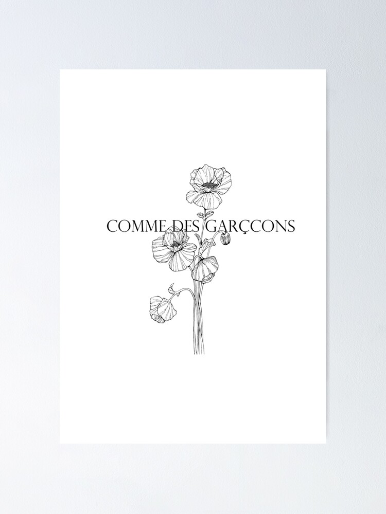 comme des garcons poster