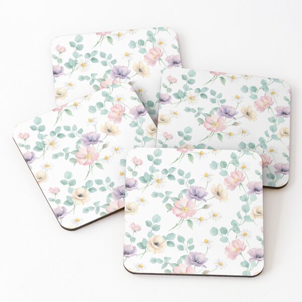 Item preview, USA Botanical Art Colorful Doodle Design Aesthetic Pattern designed and sold by ART ATTACK ZONE.
