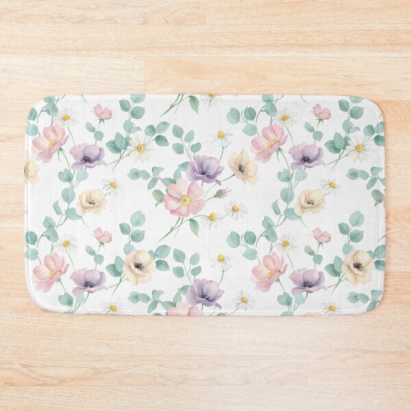Item preview, USA Botanical Art Colorful Doodle Design Aesthetic Pattern designed and sold by ART ATTACK ZONE.