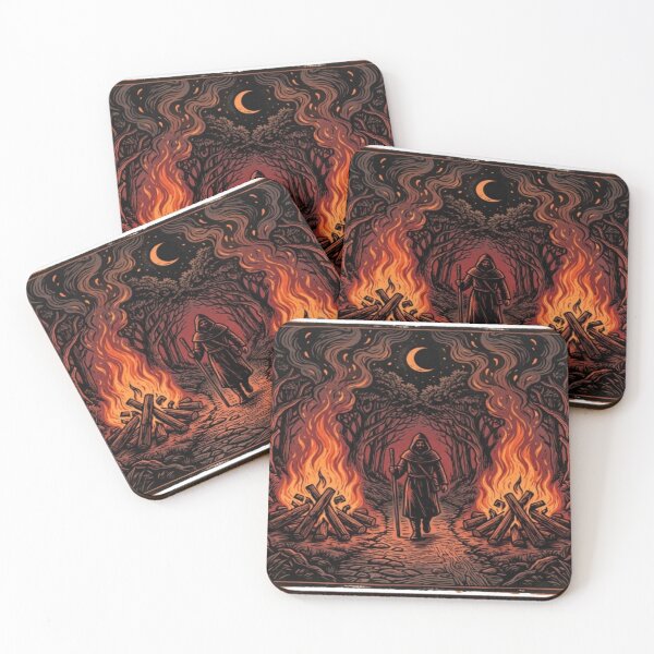 Item preview, Between Two Fires – Celtic Bonfire Tradition designed and sold by Art for your Soul.