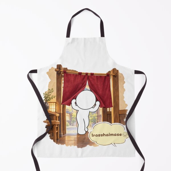 Item preview, Irasshaimase Welcome - Japanese Restaurant Noren Curtain Pictogram designed and sold by japan-picto.