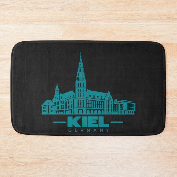 Item preview, Kiel Germany Line Art Coastline Poster designed and sold by CMYKStudio.