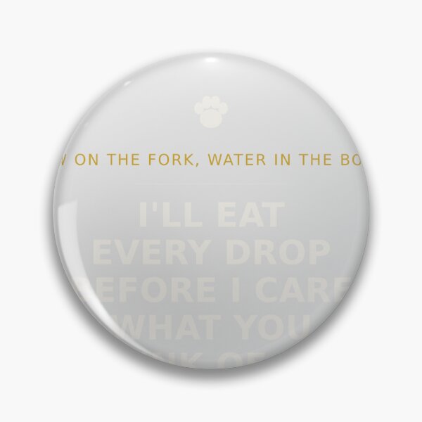 Item preview, Paw on the fork fox quote tee designed and sold by Lunafoxwrites.
