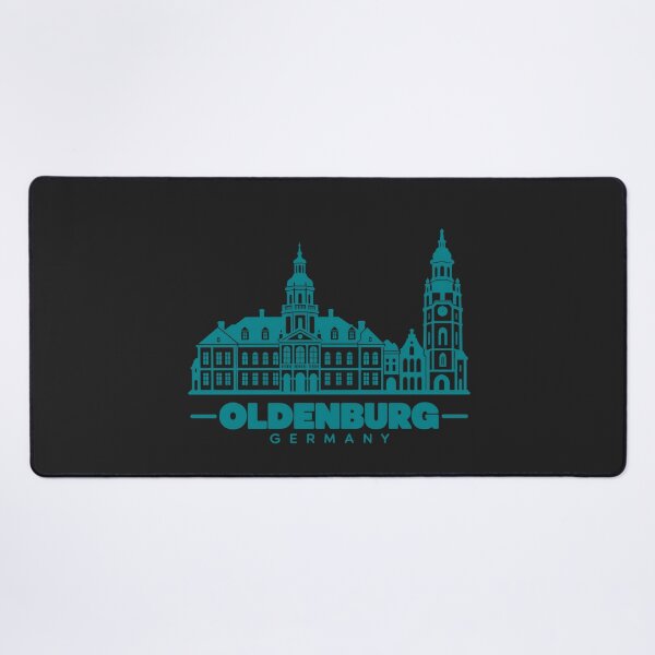 Item preview, Oldenburg Lower Saxony Germany Line Art Landmark Poster designed and sold by CMYKStudio.