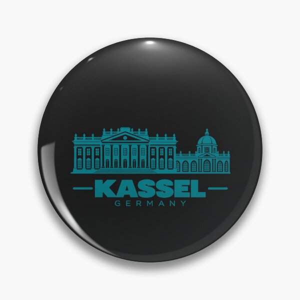 Item preview, Kassel Hesse Germany Line Art Landmark Poster designed and sold by CMYKStudio.