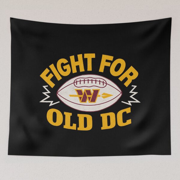 Item preview, Washington Commanders Homage Burgundy Fight For Old DC designed and sold by RawPivot.