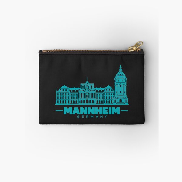Artikelvorschau, Mannheim, Baden-Württemberg, Deutschland – Skyline-Poster (Linienkunst) entworfen und verkauft von CMYKStudio.