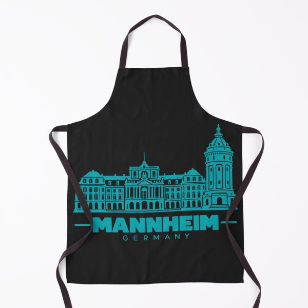 Item preview, Mannheim Baden Wurttemberg Germany Line Art Skyline Poster designed and sold by CMYKStudio.