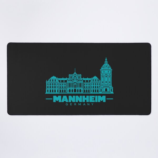 Item preview, Mannheim Baden Wurttemberg Germany Line Art Skyline Poster designed and sold by CMYKStudio.