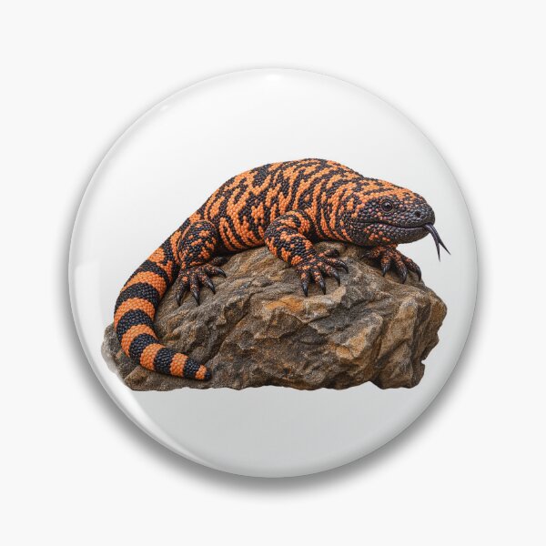 Item preview, Gila Monster on a rock designed and sold by RBBeachDesigns.