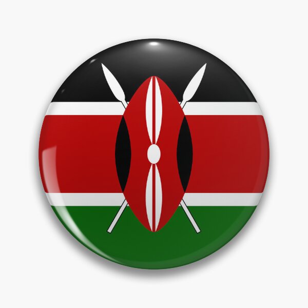 Item preview, Kenya Circle Flag KE designed and sold by shitpostee.