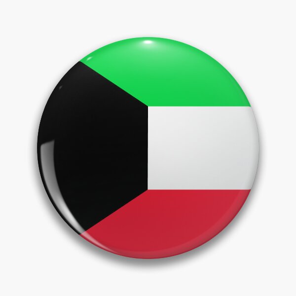 Item preview, Kuwait Circle Flag KW designed and sold by shitpostee.