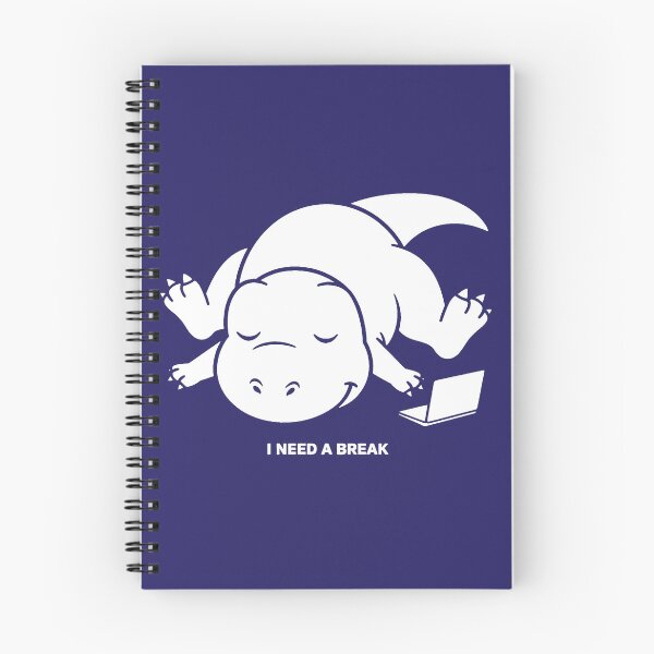 Item preview, Tired T-Rex with Laptop - I Need A Break designed and sold by CaptainSeal.