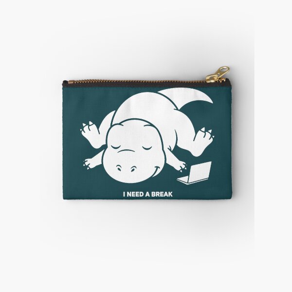 Item preview, Tired T-Rex with Laptop - I Need A Break designed and sold by CaptainSeal.