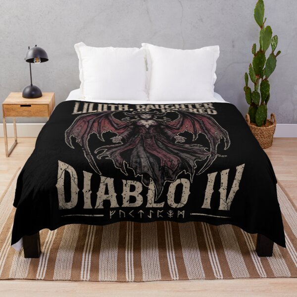 Aperçu de l'œuvre Lilith Diablo IV Graphisme de jeu gothique créée et vendue par LynnGablestore.