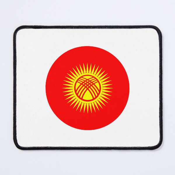 Item preview, Kyrgyzstan Circle Flag KG designed and sold by shitpostee.