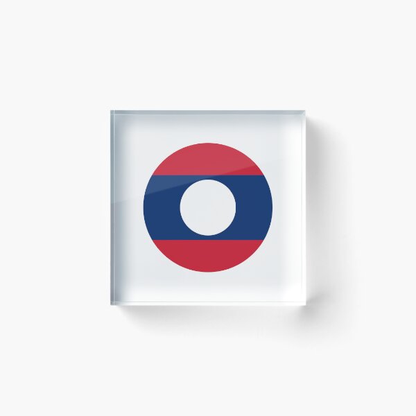 Item preview, Laos Circle Flag LA designed and sold by shitpostee.