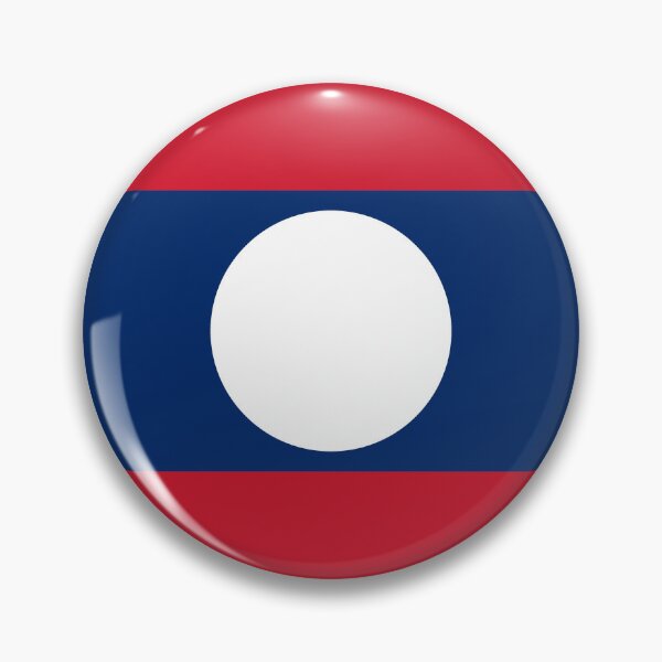 Item preview, Laos Circle Flag LA designed and sold by shitpostee.