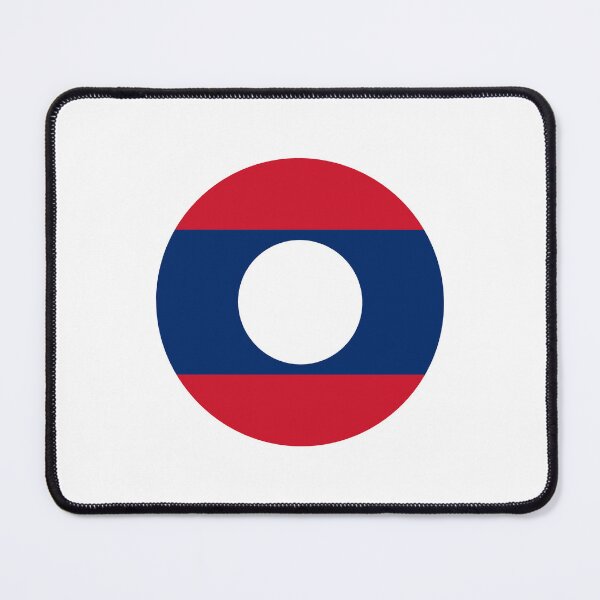 Item preview, Laos Circle Flag LA designed and sold by shitpostee.