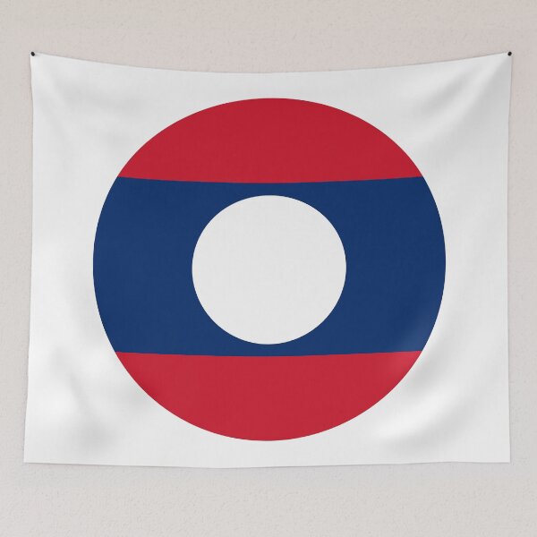Item preview, Laos Circle Flag LA designed and sold by shitpostee.