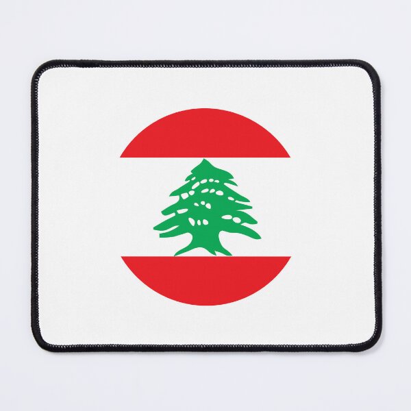 Artikelvorschau, Libanon-Kreisflagge LB entworfen und verkauft von shitpostee.