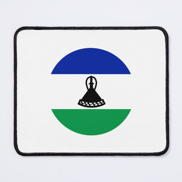 Item preview, Lesotho Circle Flag LS designed and sold by shitpostee.