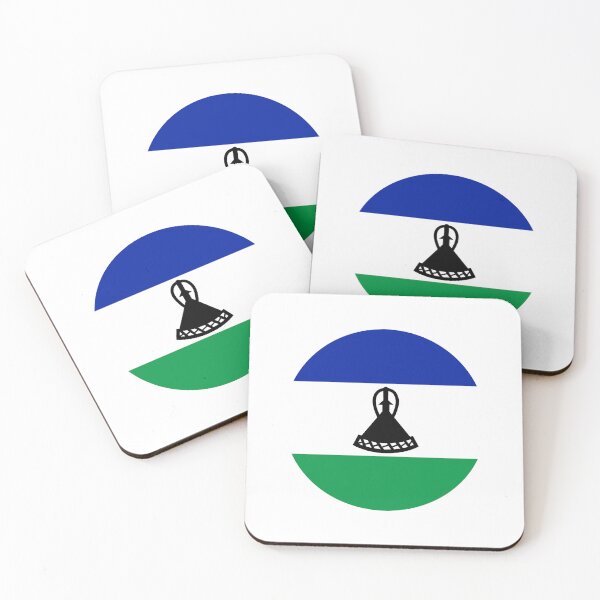 Item preview, Lesotho Circle Flag LS designed and sold by shitpostee.