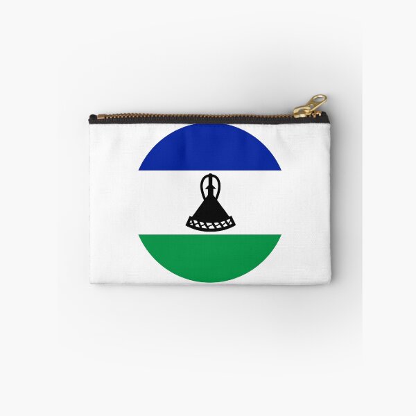 Item preview, Lesotho Circle Flag LS designed and sold by shitpostee.