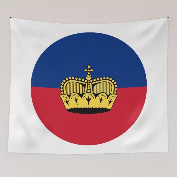 Item preview, Liechtenstein Circle Flag LI designed and sold by shitpostee.