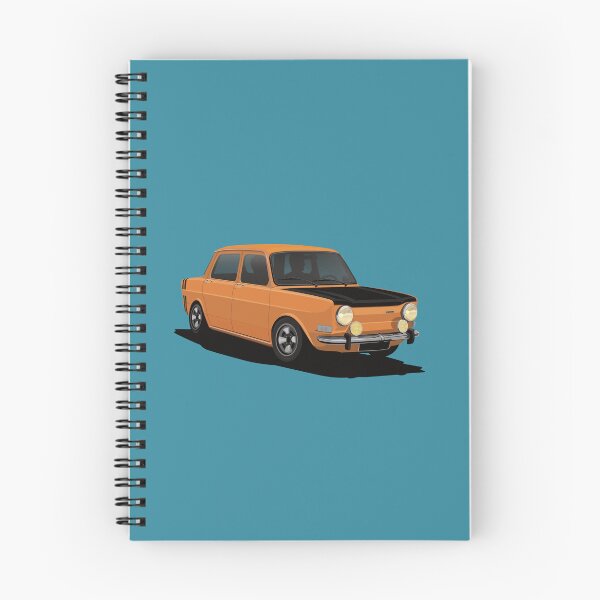 Item preview, Simca 1000 Rallye in Orange designed and sold by knappidesign.
