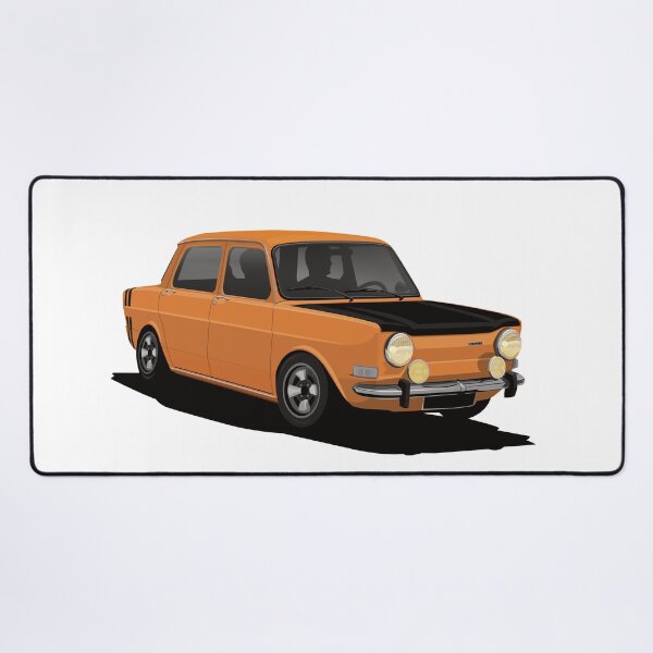 Artikelvorschau, Simca 1000 Rallye in Orange entworfen und verkauft von knappidesign.