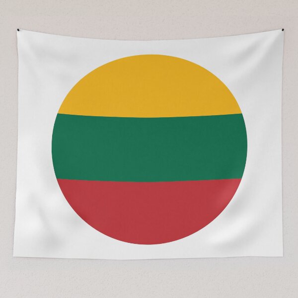 Item preview, Lithuania Circle Flag LT designed and sold by shitpostee.