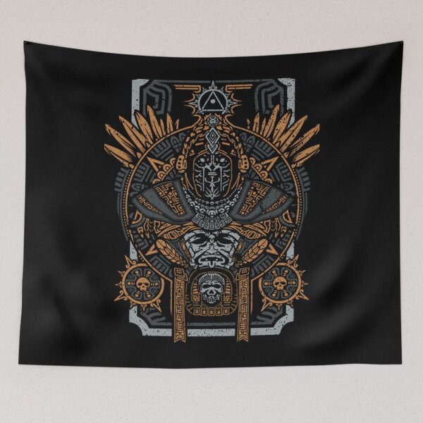Item preview, POE Abstract Fan Art Temple Classic  designed and sold by LynnGablestore.
