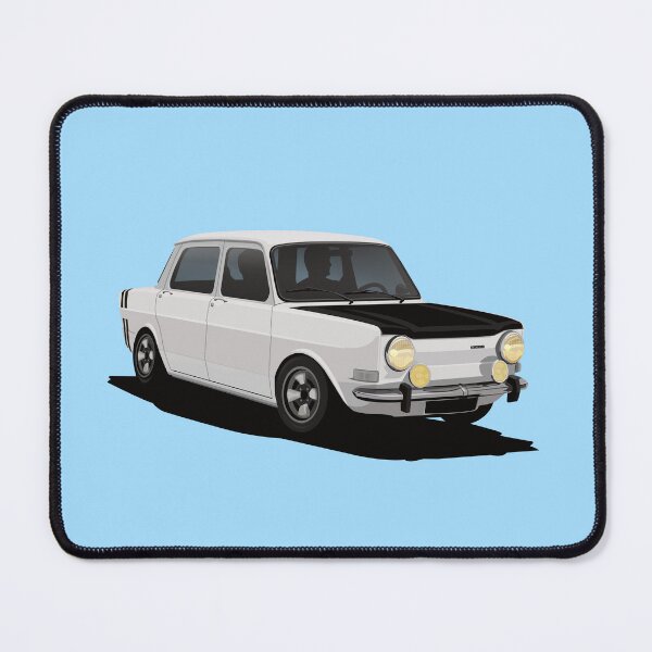 Artikelvorschau, Simca 1000 Rallye in Weiß entworfen und verkauft von knappidesign.