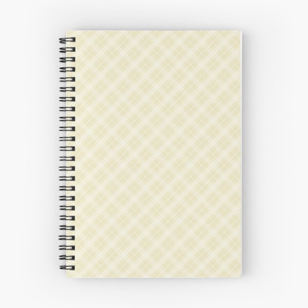 Item preview, Christmas Eggnog Cream Diagonal Tartan Check Plaid designed and sold by paperandfrill.