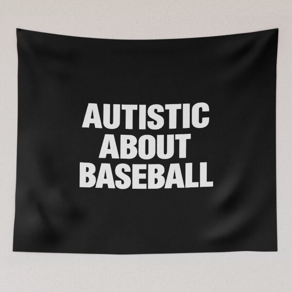 Item preview, Autistic About Baseball Funny Neurodivergent designed and sold by MelBarrerahh.